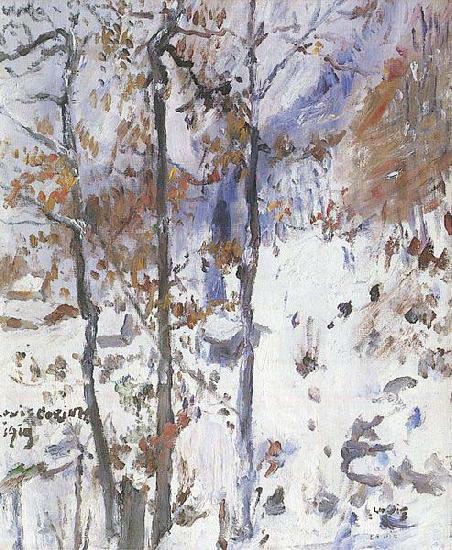 Lovis Corinth Walchensee, Schneelandschaft oil painting image